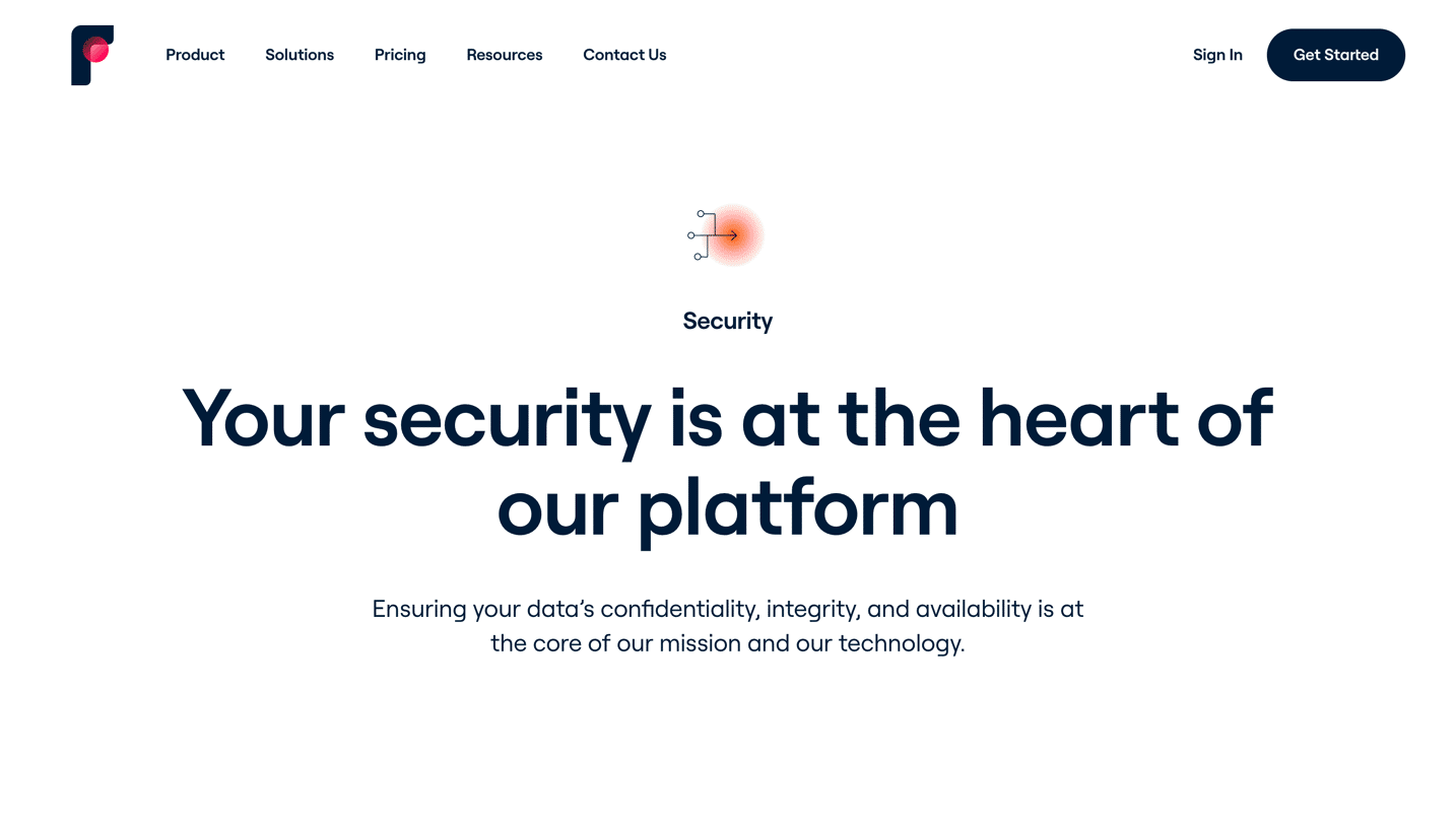 Front Security Page