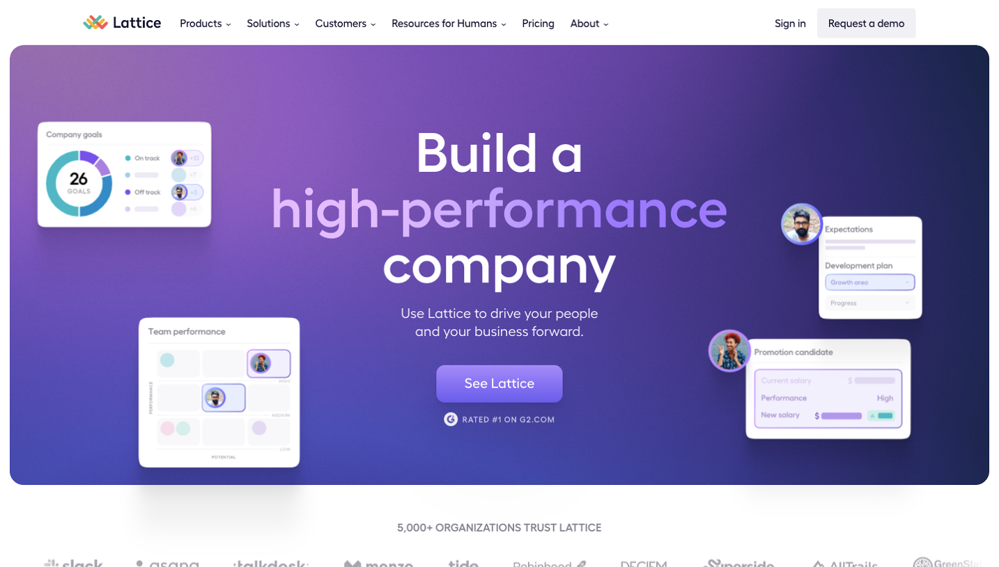 Lattice Landing Page